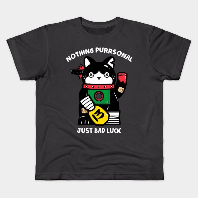 Bad Luck Kids T-Shirt by krisren28